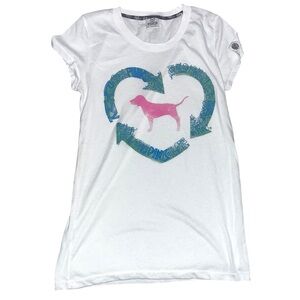 Vintage y2k early 2000s Victoria’s Secret PINK baby tee RARE